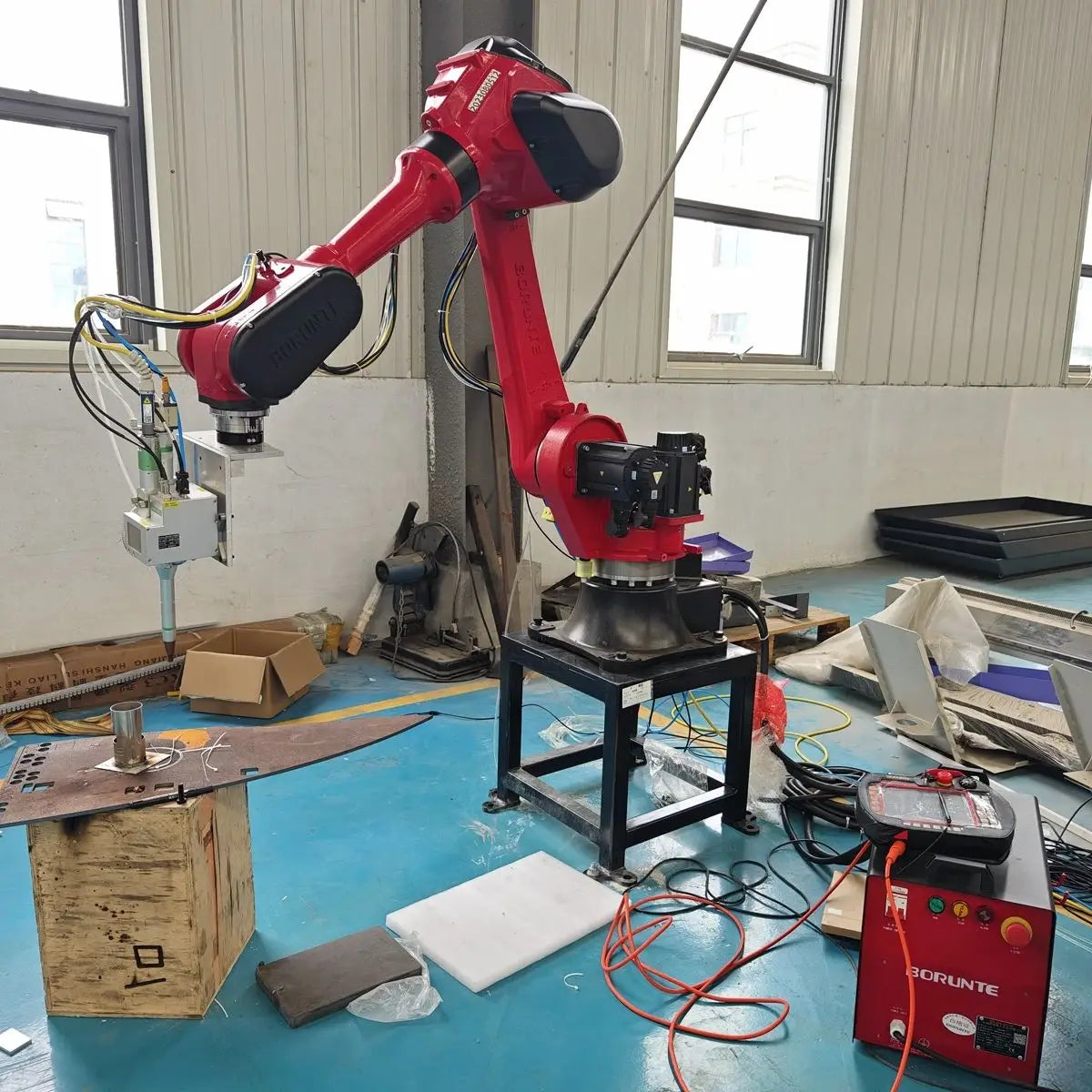 Automatic 6 Axis Robot Arm Fiber Laser Welding Machine Robotic Smart Equipment Industrial