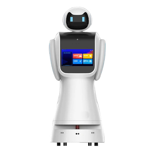 Automatic Charge Intelligent Robot Smart Catering Hotel Reception Serving Humanoid