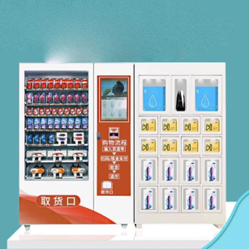 Automatic vending machine 24-hour unmanned sales scanning code self-service vending machine grid beverage snack vending machine