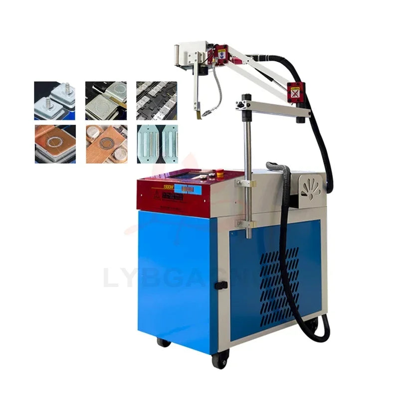 Automotive Lithium Battery Welding Laser Welder Machine Spot Soldering Handheld Cantilever Pressure Equipment 220V 1500W