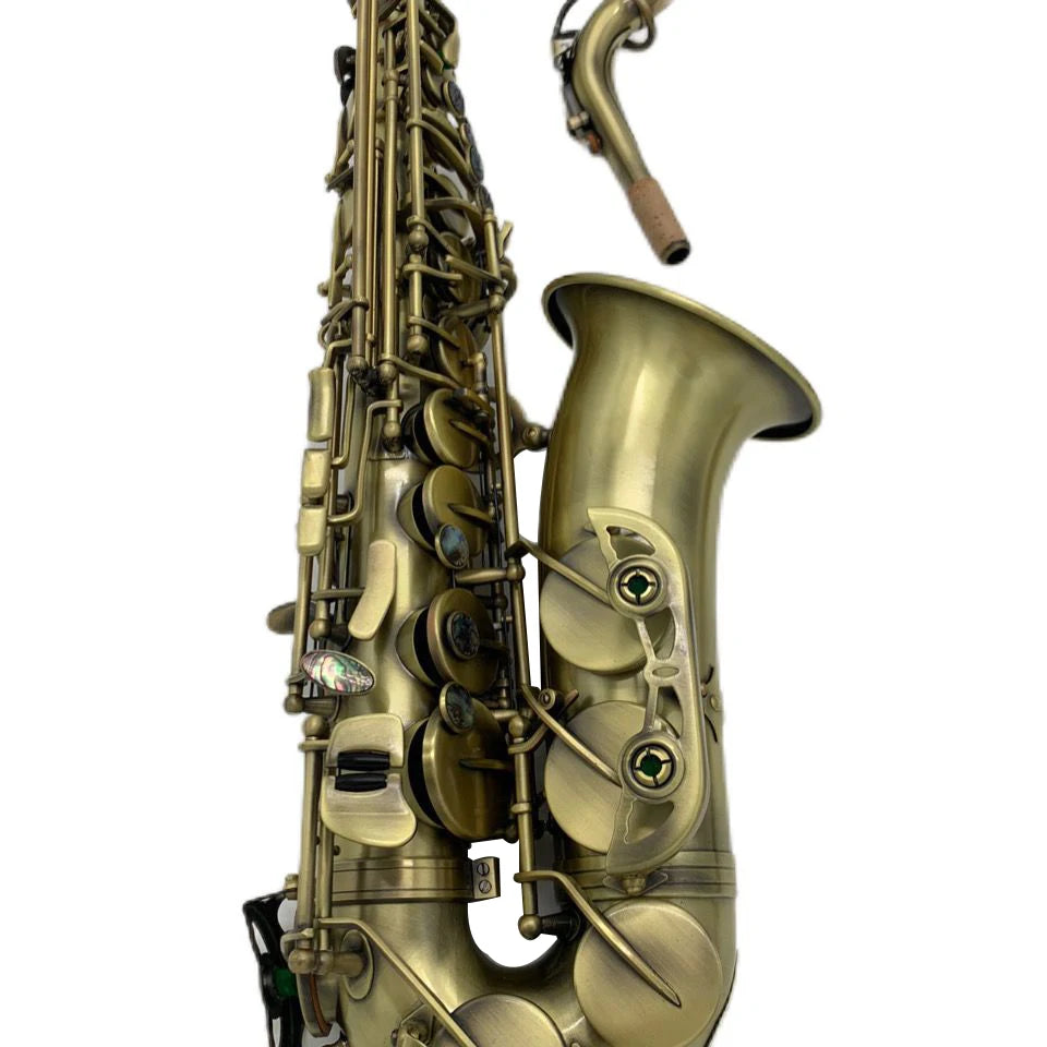 Best Quality France Brand R54 Model musical instrument saxophone E flat alto saxophone 54 Antique copper Sax Alto Mouthpieces