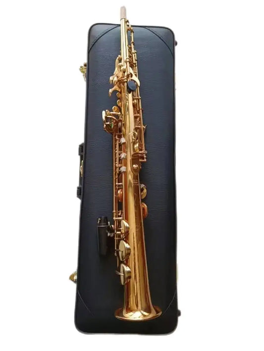 Best Quality Japan Brand Soprano Saxophone YSS-82Z Gold Soprano Straight B-Flat Sax Professional Musical Instruments Mouthpiece