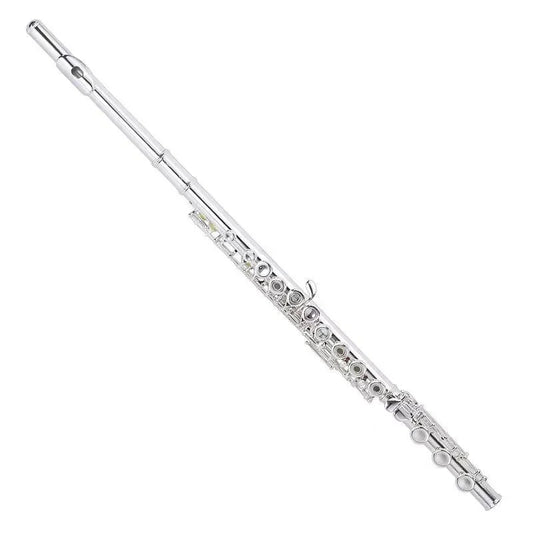 MMOOKA Bright Voice Yamahas YFL-472H Middle Level Flute Open Hole Flute-C Musical Instruments for Beginners  Plated Sterling Sliver