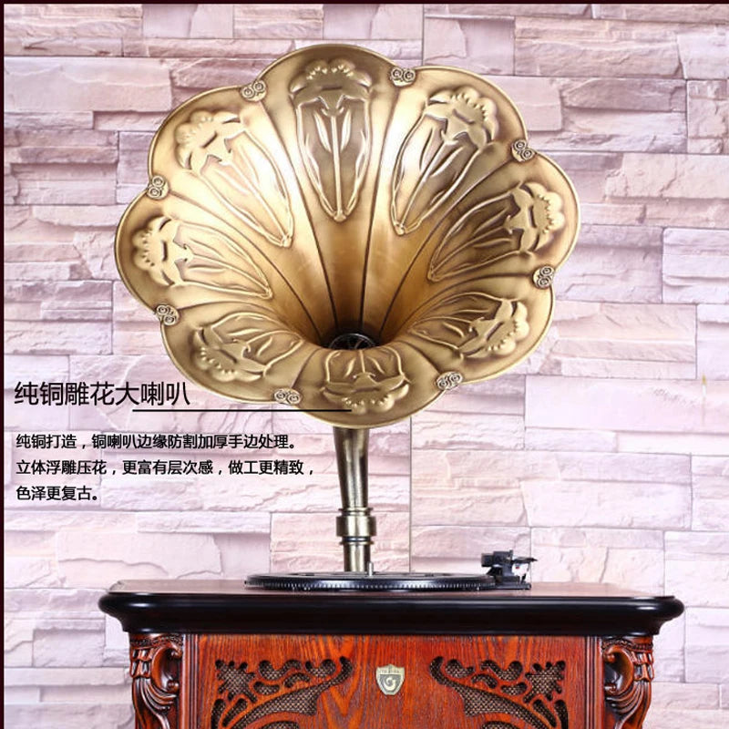 CIGARLOONG Cigar Box Collection Classic Multi-Functional Phonograph Cigar Moisturizing Box Collection Cigar Humidor Cl-660c