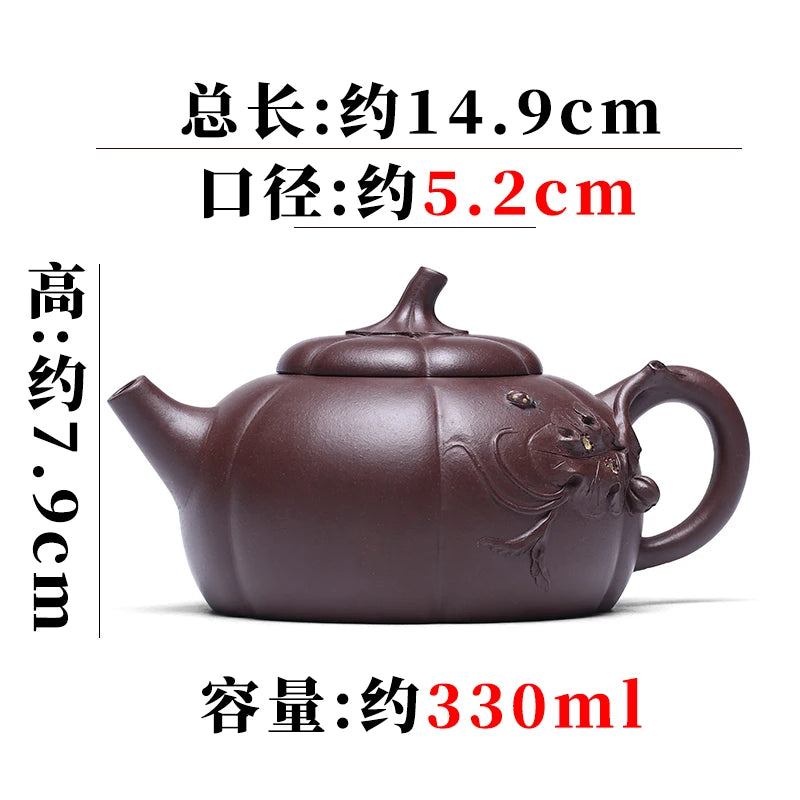 Canghu Tianxia Yixing Purple Clay Pot Pure Handmade Decal Tea Set Original Mine Old Household