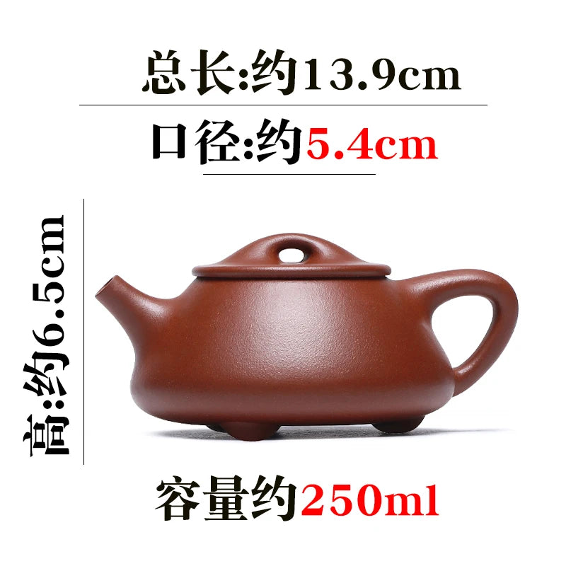 Canghu Tianxia Yixing Purple Clay Pot Pure Handmade Tea Set Original Mine Bottom Slot Clear Hand Made Small