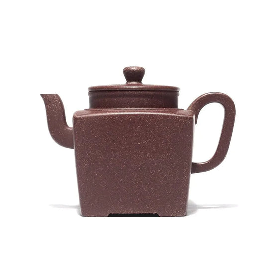 Centennial Liyong Purple Clay Pot Yixing Pure Handmade Famous Teapot Household Kung Fu Tea Set Raw Ore Purple Clay Dabin Square