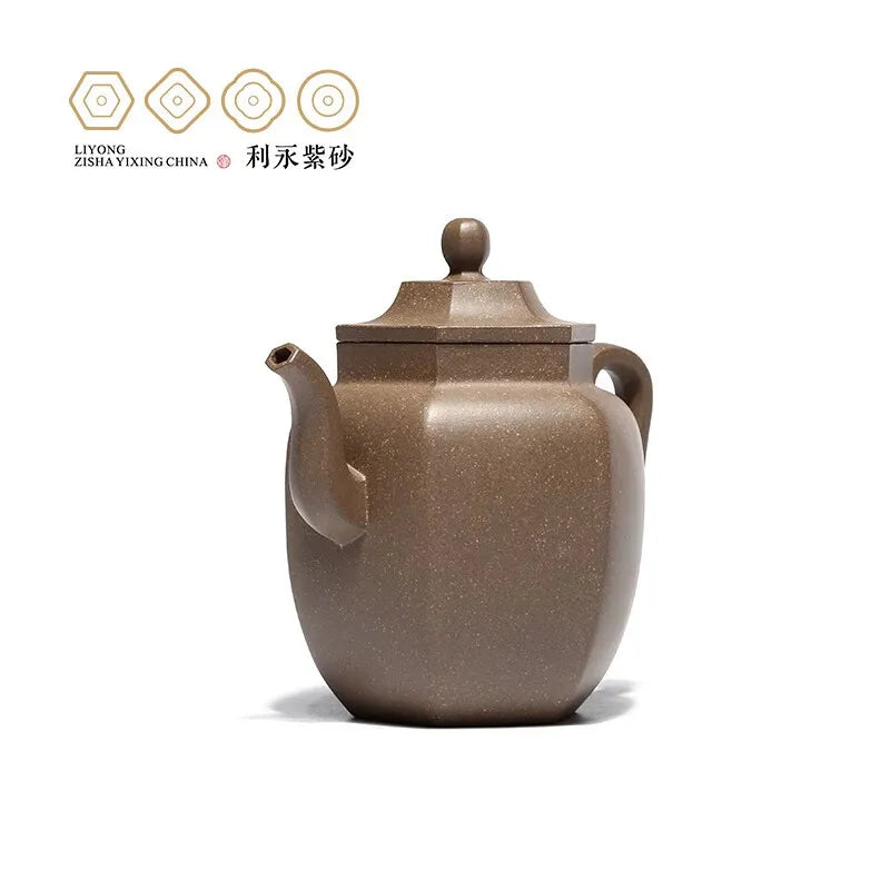 Centennial Liyong Purple Clay Pot Yixing Pure Handmade Famous Teapot Household Kung Fu Tea Set Raw Ore Green Segment Mud Han Pal