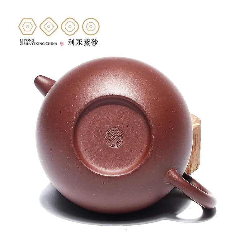 Centennial Liyong Purple Clay Pot Yixing Pure Handmade Famous Teapot Household Kung Fu Tea Set Raw Ore Purple Clay Fortune Rolli