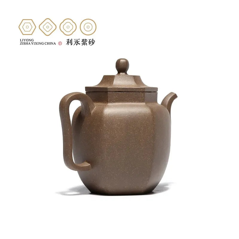 Centennial Liyong Purple Clay Pot Yixing Pure Handmade Famous Teapot Household Kung Fu Tea Set Raw Ore Green Segment Mud Han Pal