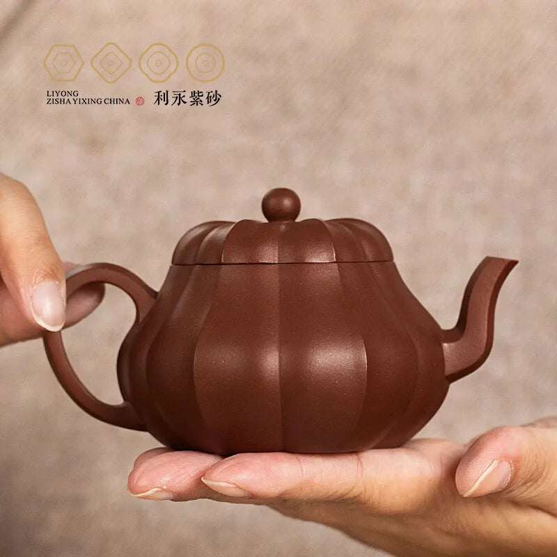 Centennial Liyong Purple Clay Pot Yixing Pure Handmade Famous Teapot Household Kung Fu Tea Set Raw Ore Bottom Trough Cleaning Rh