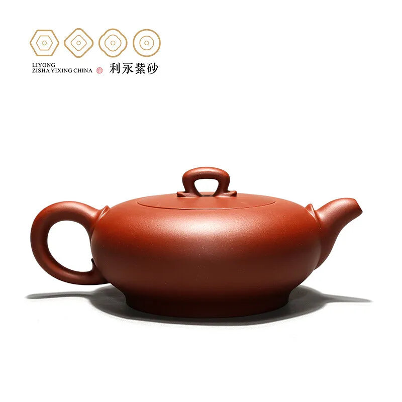 Centennial Liyong Yixing Famous Master Lu Hongwei Pure Handmade Purple Clay Pot Raw Ore Kung Fu Tea Set Teapot Cloud Chasing Pot