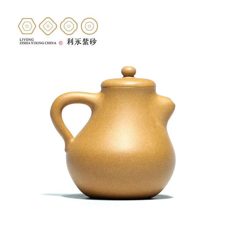 Centennial Liyong Yixing Famous Pure Handmade Purple Clay Pot Cheongsam Pot Kung Fu Tea Set Teapot