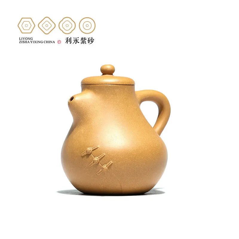 Centennial Liyong Yixing Famous Pure Handmade Purple Clay Pot Cheongsam Pot Kung Fu Tea Set Teapot