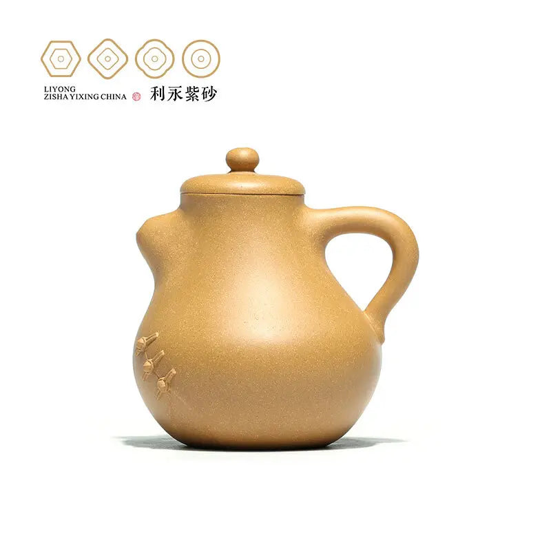 Centennial Liyong Yixing Famous Pure Handmade Purple Clay Pot Cheongsam Pot Kung Fu Tea Set Teapot