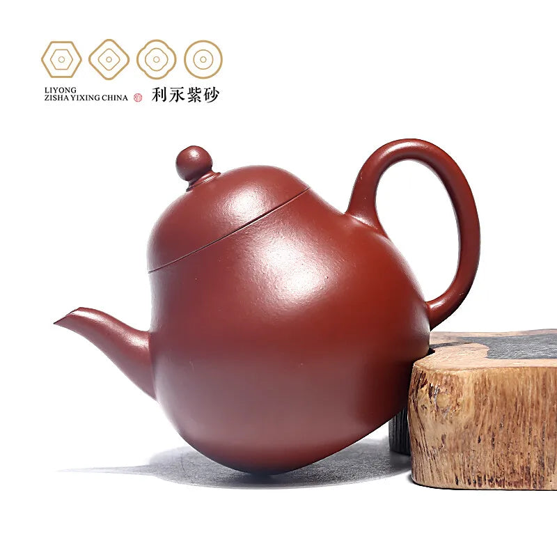 Centennial Liyong Yixing Famous Pure Handmade Purple Clay Pot Original Yixing Clay Red Face Pot Kung Fu Tea Set Teapot 150cc Red