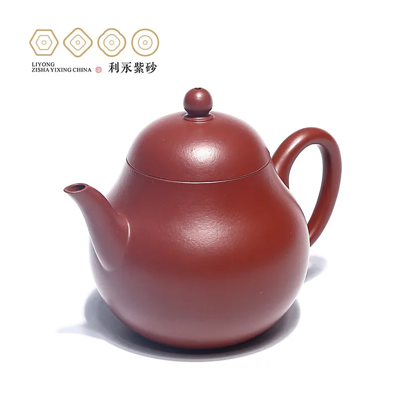 Centennial Liyong Yixing Famous Pure Handmade Purple Clay Pot Original Yixing Clay Red Face Pot Kung Fu Tea Set Teapot 150cc Red