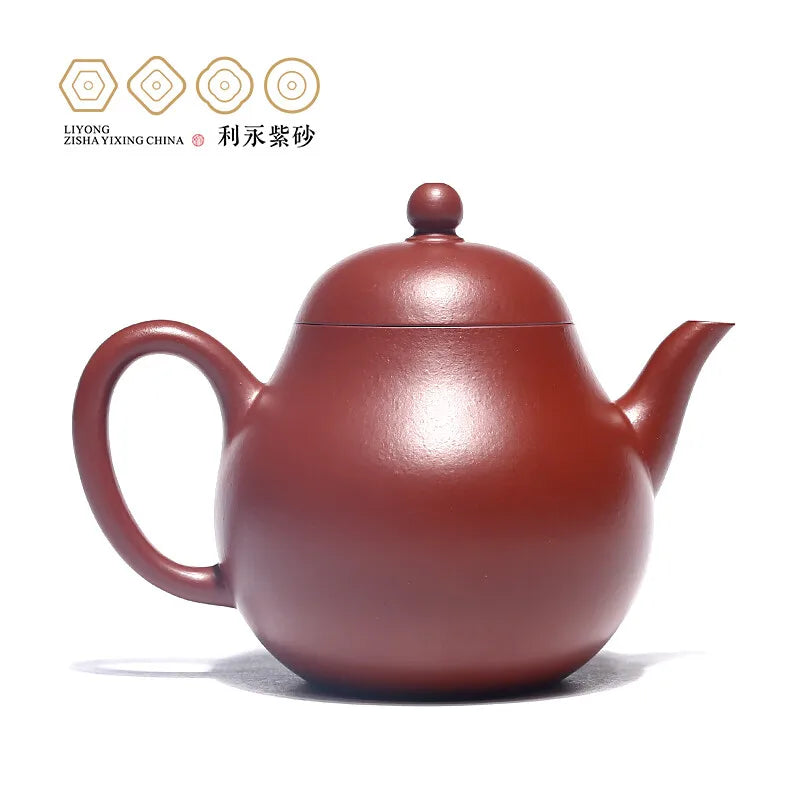 Centennial Liyong Yixing Famous Pure Handmade Purple Clay Pot Original Yixing Clay Red Face Pot Kung Fu Tea Set Teapot 150cc Red