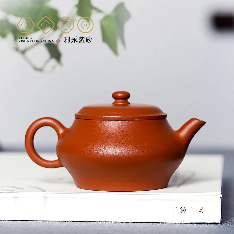 Centennial Liyong Yixing Famous Pure Handmade Purple Clay Pot Original Yixing Clay Xqiao Pot Kung Fu Tea Set Teapot 120cc Cinnab