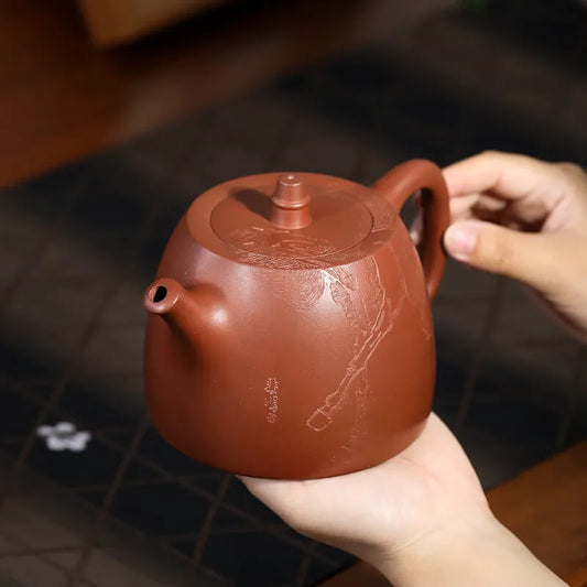 Centennial Liyong Yixing Famous Pure Handmade Purple Clay Pot Raw Ore Bottom Trough Green Handuo · Benma Kung Fu Tea Set Teapot