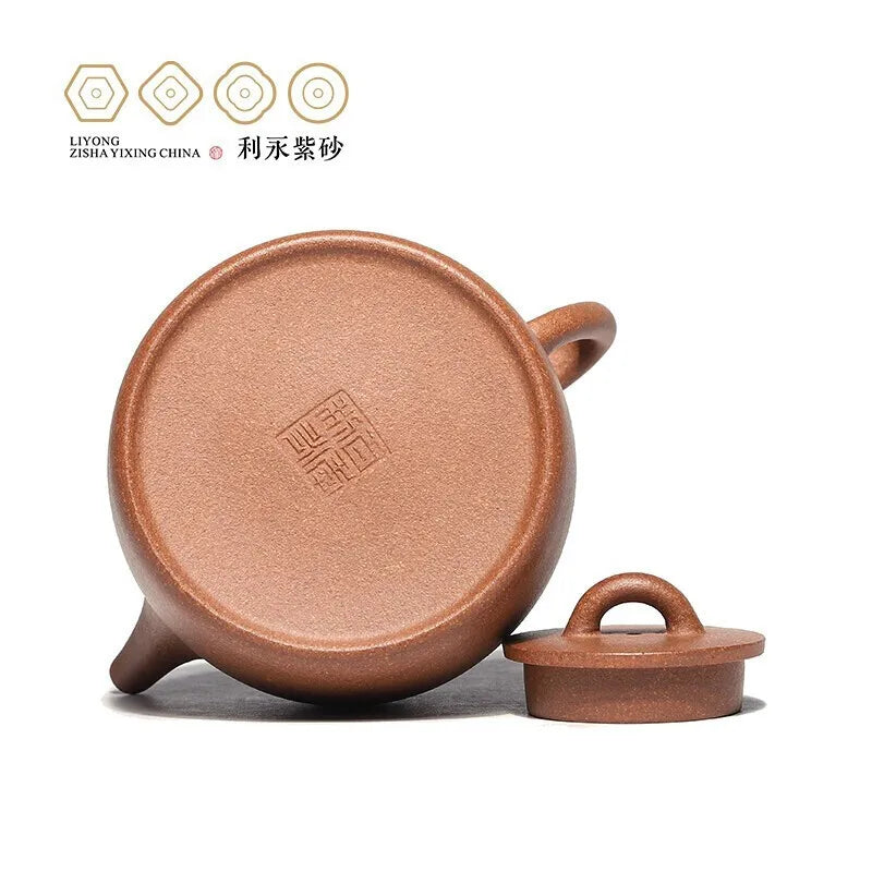 Centennial Liyong Yixing Famous Pure Handmade Purple Clay Pot Raw Ore Descending Slope Mud Qing-Style Teapot Kung Fu Tea Set Tea
