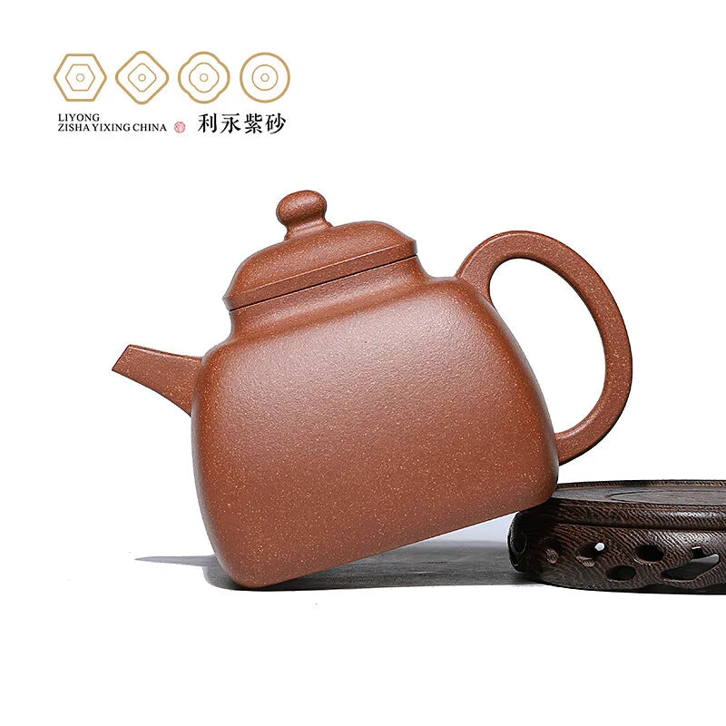 Centennial Liyong Yixing Famous Pure Handmade Purple Clay Pot Raw Ore Descending Slope Mud Supreme Calm Pot Kung Fu Tea Set Teap