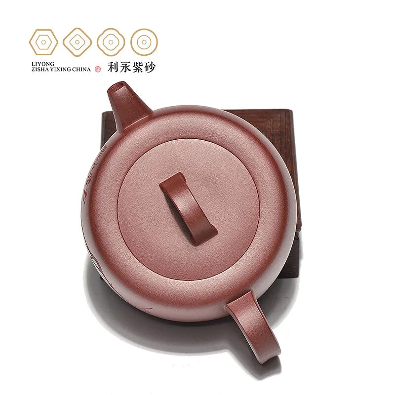 Centennial Liyong Yixing Famous Pure Handmade Purple Clay Pot Raw Ore Dongyuan Well Barrier Pot Kung Fu Tea Set Teapot Gratitude