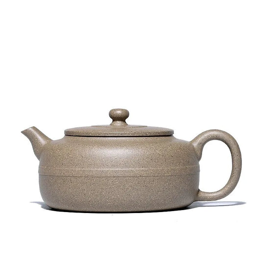 Centennial Liyong Yixing Famous Pure Handmade Purple Clay Pot Raw Ore Jade Belt round Bead Pot Kung Fu Tea Set Teapot