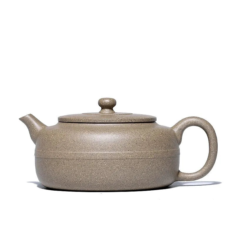 Centennial Liyong Yixing Famous Pure Handmade Purple Clay Pot Raw Ore Jade Belt round Bead Pot Kung Fu Tea Set Teapot