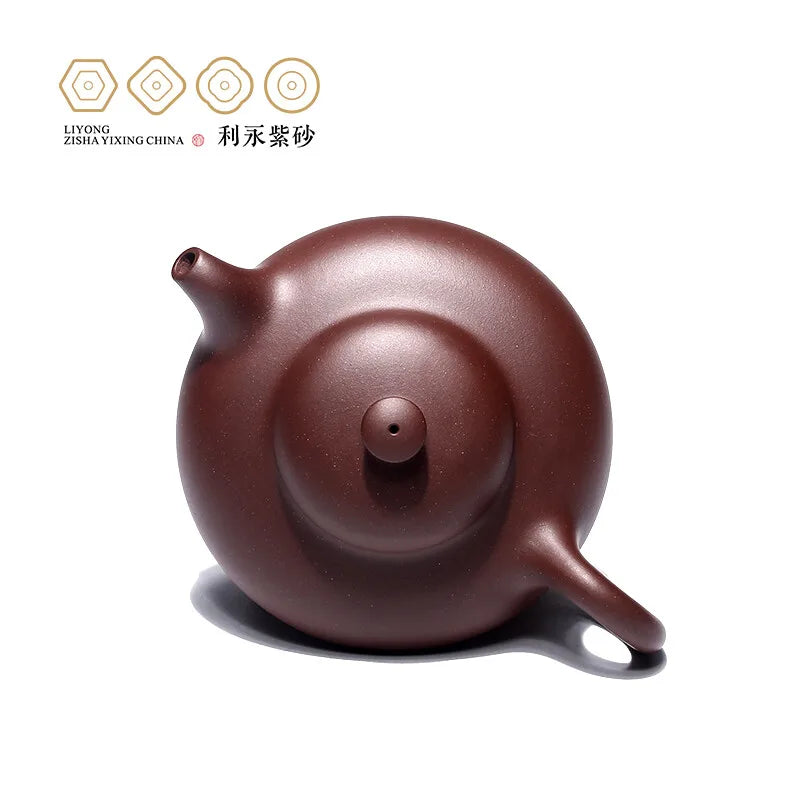 Centennial Liyong Yixing Famous Pure Handmade Purple Clay Pot Raw Ore Matching Purple Clay Hehuanhu Kung Fu Tea Set Teapot 400cc