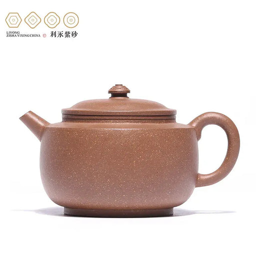 Centennial Liyong Yixing Famous Pure Handmade Purple Clay Pot Raw Ore Old Segment Mud Mantang Business Pot Kung Fu Tea Set Teapo