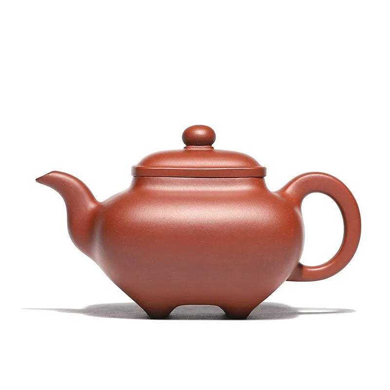 Centennial Liyong Yixing Famous Pure Handmade Purple Clay Pot Raw Ore Square Stove Pot Kung Fu Tea Set Teapot