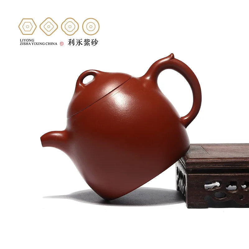 Centennial Liyong Yixing Famous Zhou Fajun Pure Handmade Purple Clay Pot Original Yixing Clay Qin Quan Pot Kung Fu Tea Set Teapo