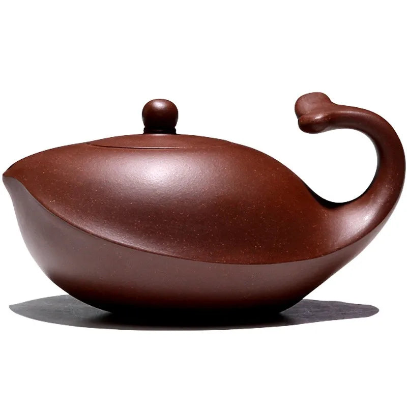 【 Changtao 】 National Ceramic Architecture Works: Yixing Handmade Tea Pot, Purple Clay Pot Set, Non Fish 340cc