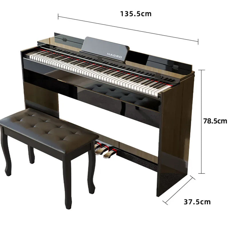 Childrens Electronic Piano Synthesizer Portable Professional Digital Piano 88 Heavy Keys Teclado Infantil Electronic Organ