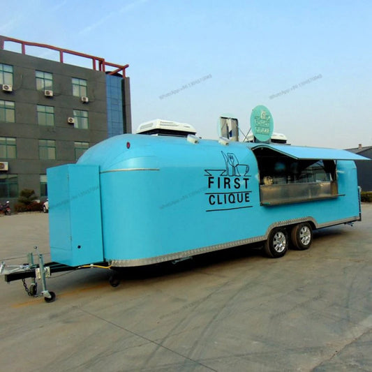 China factory directly exporting food trucks mobile fast food trailer