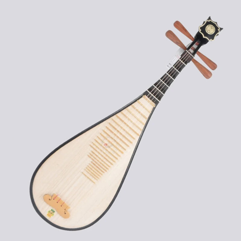 Chinese Lute Pipa Dunhuang Brand 572 National String Instrument, Pi PA Adult Playing, 102cm Pipa Platane Wood with Pipa Bag