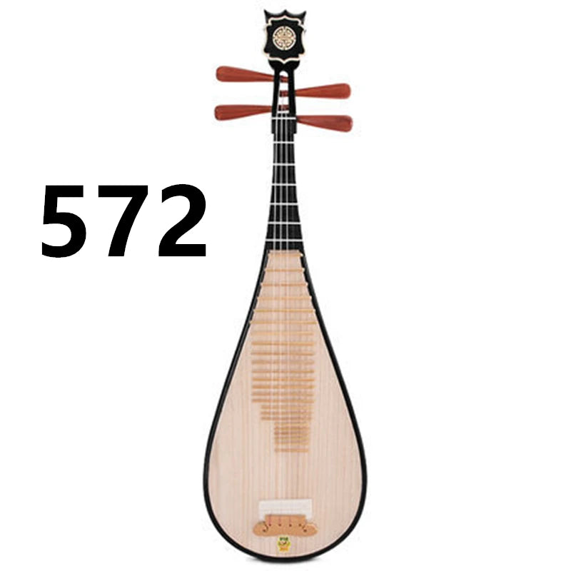 Chinese Traditional Musical Instruments Lute Pipa National String Instrument Pi Pa Adult Playing 102Cm DunHuang 572/572M