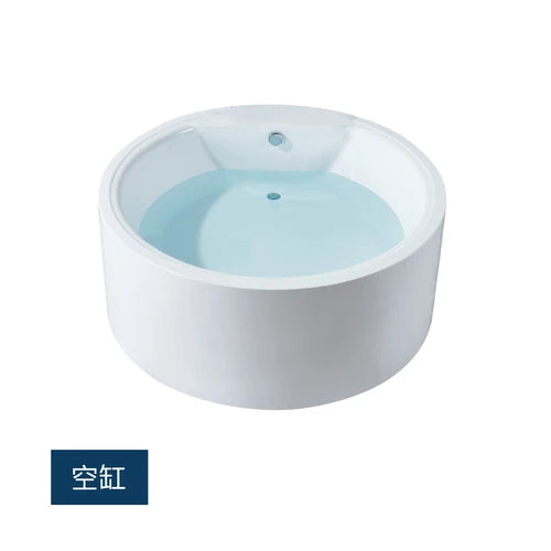 Circular integrated seamless massage bathtub, two person independent internet celebrity homestay bathtub