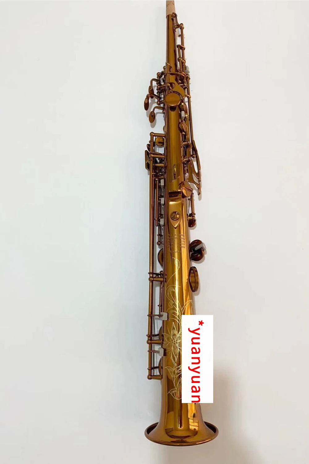 Classic coffee gold Mark VI model B-flat soprano saxophone nostalgic style professional-grade sound sax soprano jazz instrument