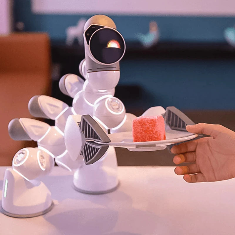 ClicBot Intelligent Robot AI Program Kids Puzzle Toys Modular splicing Desktop Electronic Pet Robot Accompany Adult Xmas Present