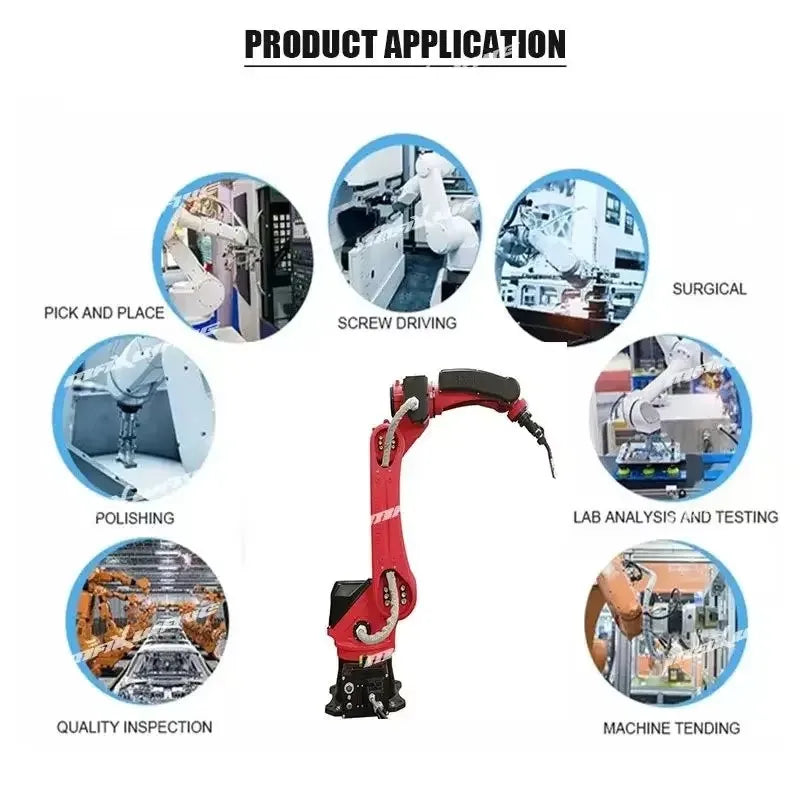 Cnc Industrial Automatic Welding Equipment With Robotic Arm 6 Axis Small Robot Arm Robot 6 Axis Milling Machine