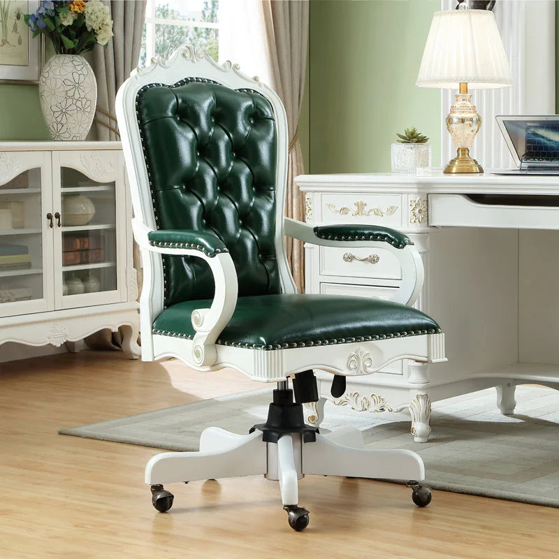 Computer Ergonomic Mobile Gaming Chair Recliner Swivel Bedroom Armchair Office Chair White Silla De Escritorio Office Furniture