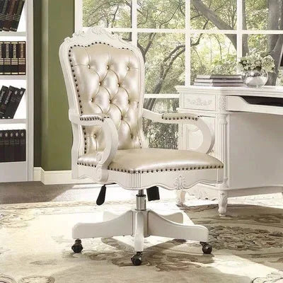 Computer Ergonomic Mobile Gaming Chair Recliner Swivel Bedroom Armchair Office Chair White Silla De Escritorio Office Furniture