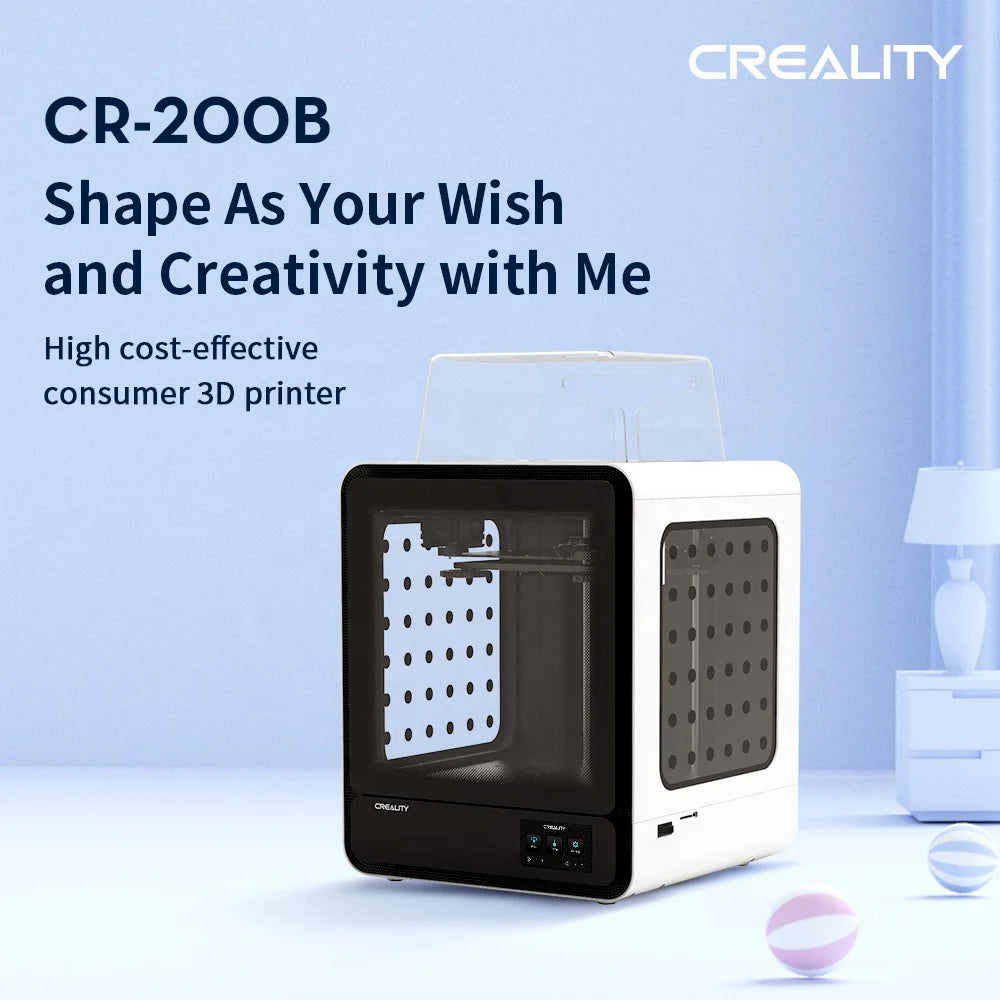 Creality CR-200B Large Size Color Touch Screen industrial grade 3d printer machine 200*200*200mm
