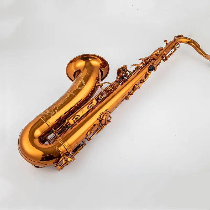 Custom Mark VI Saxophone High Quality Tenor Saxophone Copy Instruments Coffee color copper simulation Brass With mouthpiece