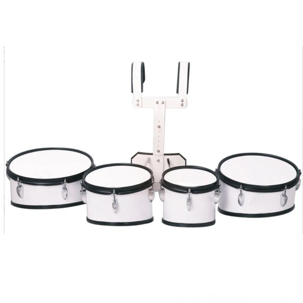 Electronic musical instruments Custom Percussion Instrument Music Performance Student Marching Snare Drum Set With Carrier 4 Drums