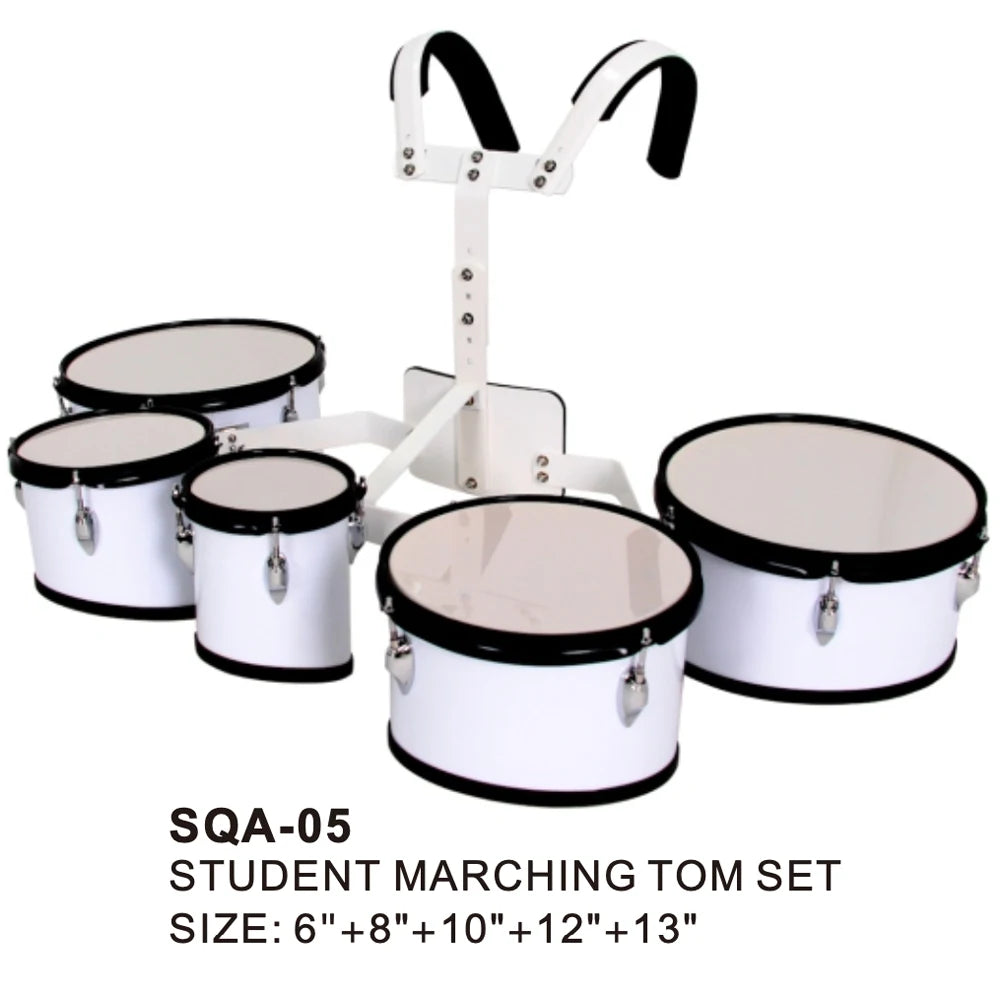 Electronic musical instruments Custom Percussion Instrument Music Performance Student Marching Snare Drum Set With Carrier 4 Drums