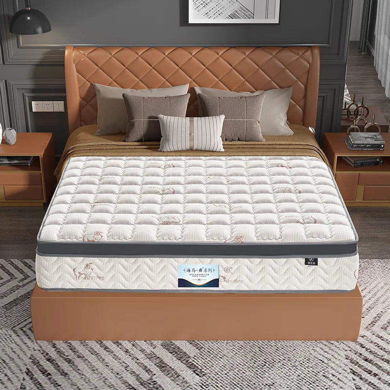 Custom natural latex mattress environmental protection 1.51.8m 3D home bedroom spring mattress double Simmons