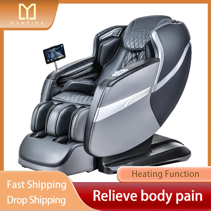 DAMEIDA Luxury Smart Full-Body Zero-Gravity Shiatsu Massage Chair Airbag Surround Bluetooth Music Massage Sofa 4D Kneading